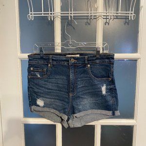 Garage Taille Haute High Rise Jean Shorts - Size 11